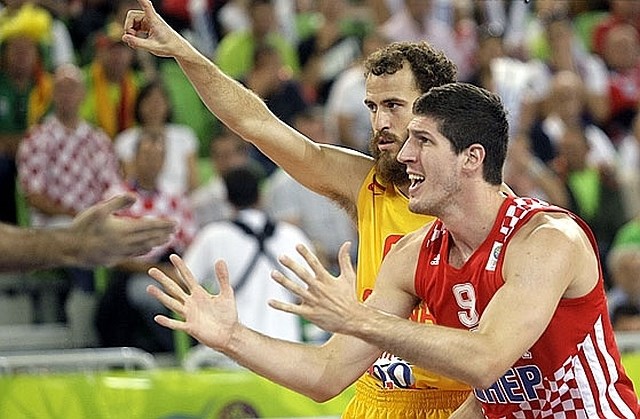 Španci so se še drugič na prvenstvu poigrali s Hrvati. (Foto: Fiba Europe) 