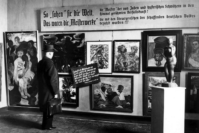 Nacisti so leta 1938 naredili potujočo razstavo Degenerirane umetnosti, kamor so sodili slikarji od Picassa do Matissa in...
