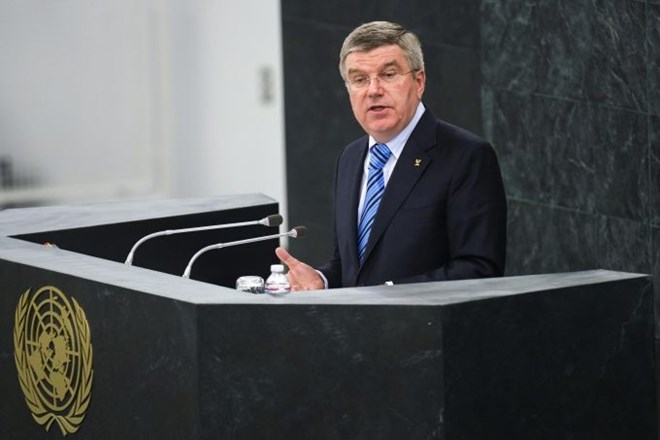 Predsednik Mednarodnega olimpijskega komiteja Thomas Bach (Foto: Reuters) 