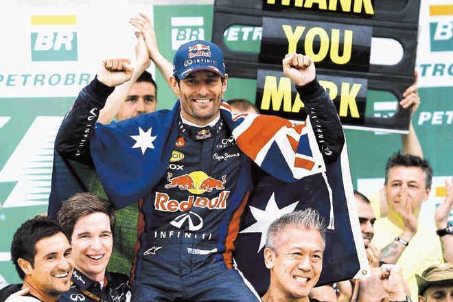 Mark Webber je včeraj v Braziliji odpeljal zadnjo dirko v formuli 1. 