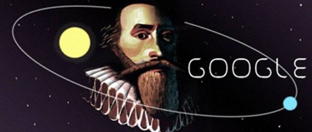 Z Googlovo čačko so danes počastili obletnico rojstva Johannesa Keplerja. 