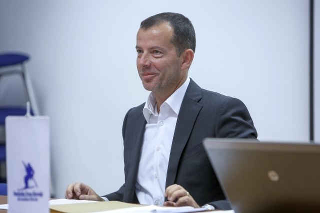 Enzo Smrekar je novi predsednik SZS. (Foto: Jaka Gasar) 