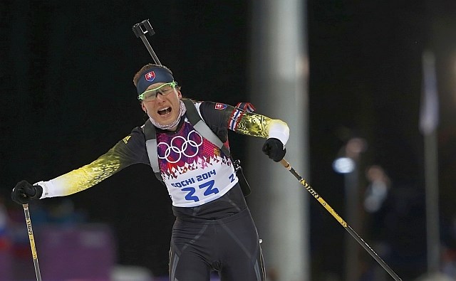 Anastazija Kuzmina je ubranila zlato medaljo iz Vancouvra. (Foto: Reuters) 
