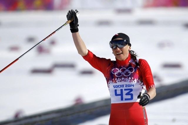 Poljakinja Justyna Kowalczyk je zmagovala na 10 kilometrov v klasični tehniki. (Foto: Reuters) 