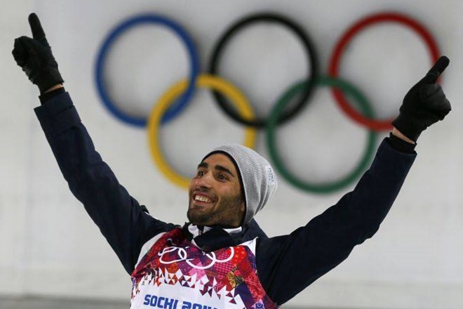 Martin Fourcad je v Sočiju osvojil še drugo olimpijsko zlato. (Foto: Reuters) 