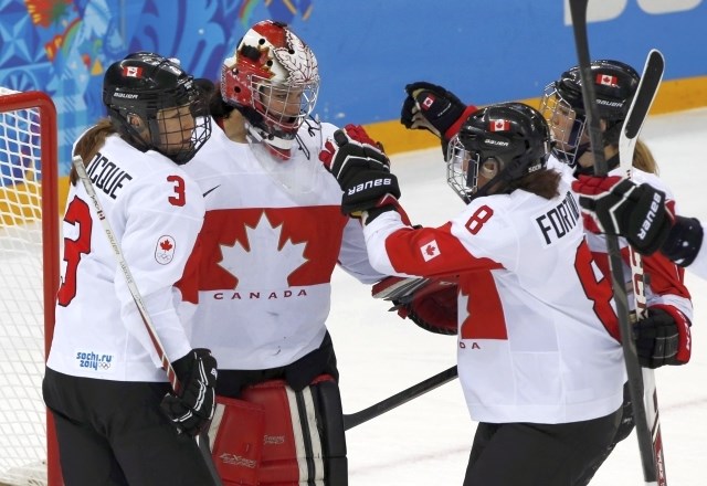Kanadčanke so slavile na zadnji treh olimpijskih igrah in tudi v Sočiju so v finalu. (Foto: Reuters) 
