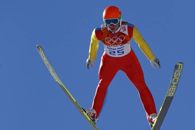 Marjan Jelenko je po skokih zasedal 14. mesto, na koncu pa je bil 16. (Foto: Reuters) 