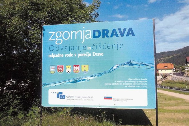 Vrednost projekta čiščenja in odvajanja odpadnih voda v zgornjem toku reke Drave presega 18 milijonov evrov. 