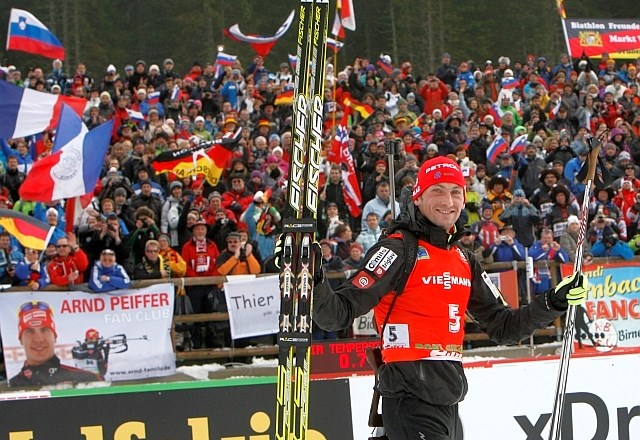 Jakov Fak je v Oslu slavil svojo četrto zmago v svetovnem pokalu. (Foto: Reuters) 