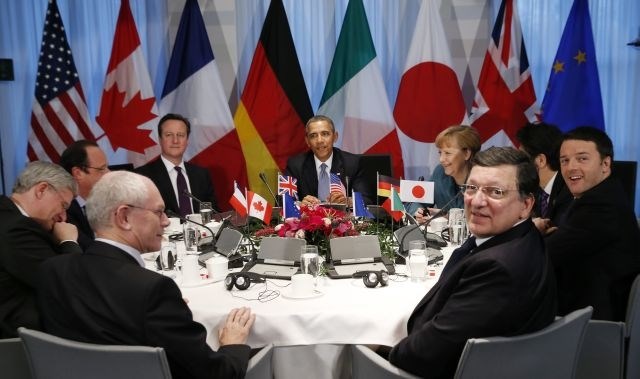 Namesto vrha G8 v Sočiju vrh G7 v Bruslju