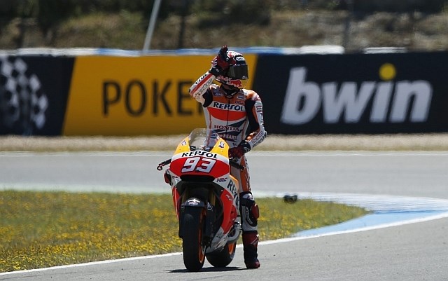Marc Marquez tudi po peti dirki sezone ostaja še nepremagan. (Foto: Reuters) 