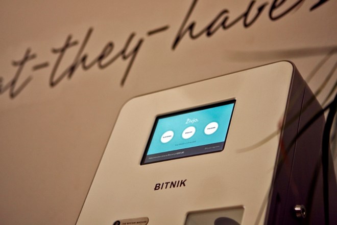 V Ljubljani postavili prvi Bitcoin bankomat 
