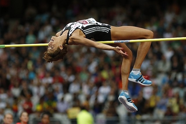 Blanka Vlašić je zmagala v skoku v višino, preskočila je 200 centimetrov. (Foto: Reuters) 
