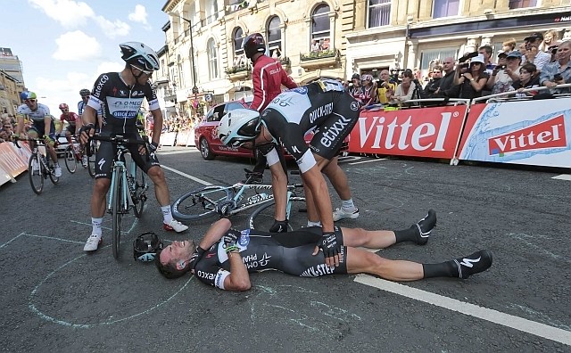 Mark Cavendish je dirko po Franciji končal že po prvi etapi. (Foto: Reuters) 