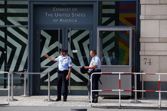 Ameriška ambasada v Berlinu.    
