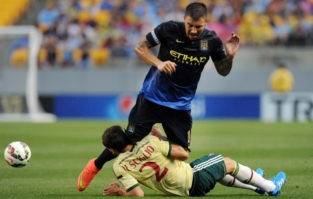 Manchester City je bil s kar 5:1 boljši od AC Milana. (Foto: Reuters) 
