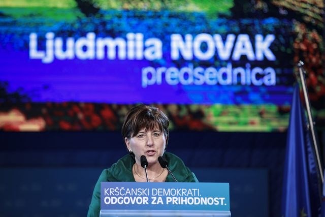 Predsednica NSi Ljudmila Novak    