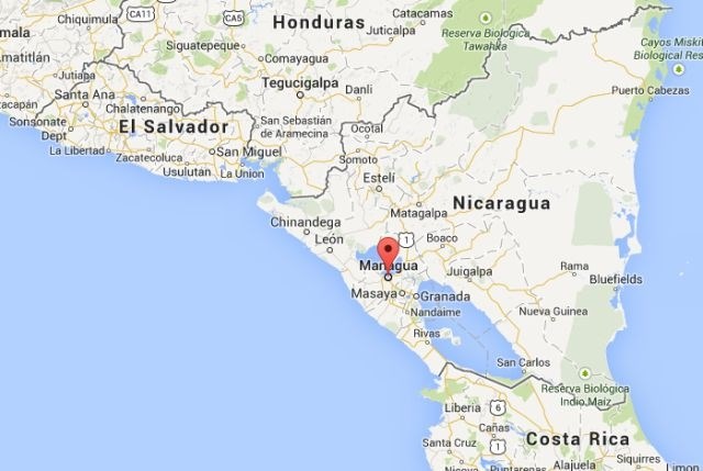 V bližino prestolnice Nikaragve padel meteorit