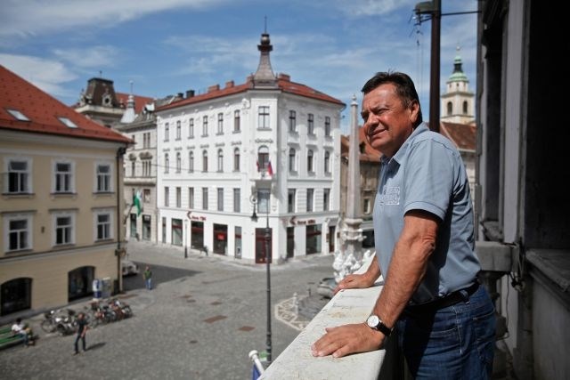 Ljubljanski župan Zoran Janković. Luka Cjuha 