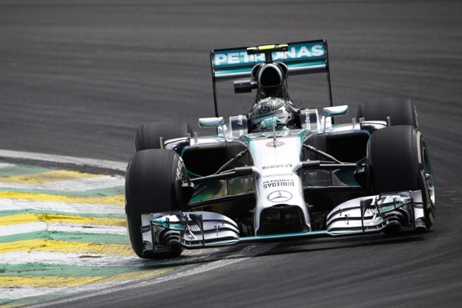 Dirko v Braziliji bo s prvega mesta začel Rosberg