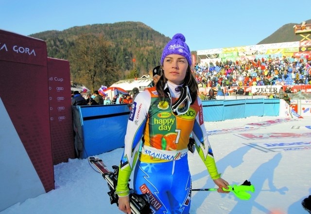 Tina Maze bo v finskem Leviju edina slovenska predstavnica na slalomu. (Foto: Luka Cjuha) 