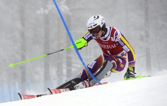 Kristoffersen zmagal na slalomu v Leviju (Foto: Reuters) 