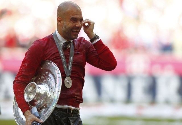 Pep Guardiola se je v lanski sezoni z Bayernom že precej pred koncem prvenstva veselil naslova nemškega prvaka, dobro pa mu...