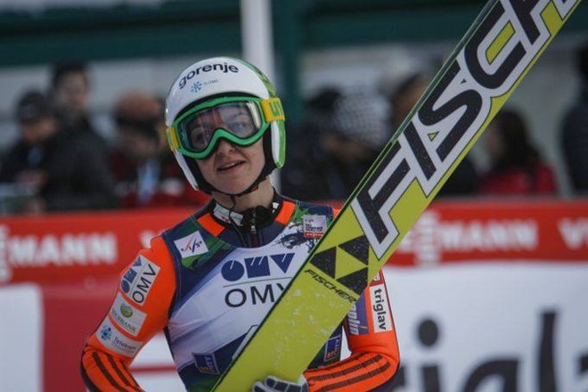 Maja Vtič je bila v lanski sezoni najboljša slovenska skakalka. (Foto: Luka Cjuha) 