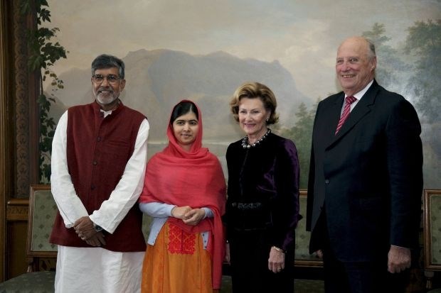 Pakistanka Malala in Indijec Satyarthi prejela Nobelovo nagrado za mir