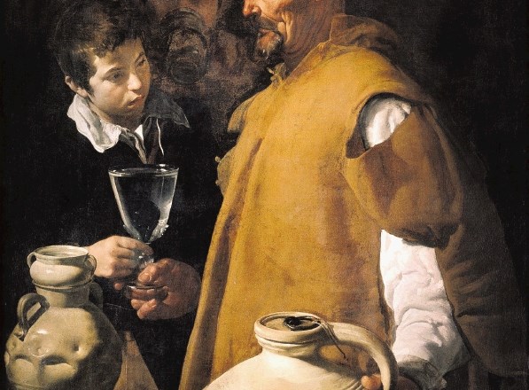 Slika Prodajalec vode (1622) je eno najpomembnejših del iz Velazquezovega zgodnjega obdobja. Jonathan Bailey 