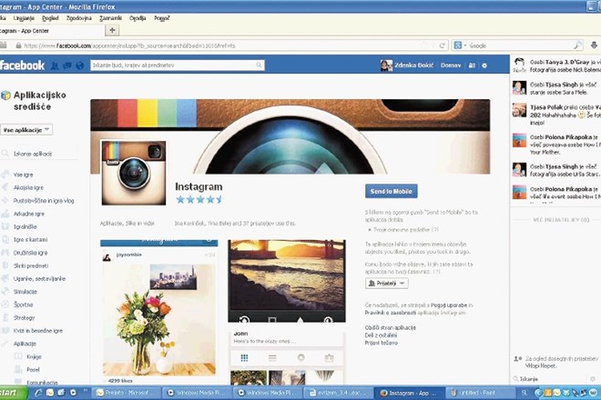 Prelomna točka v pohodu instagrama se je zgodila aprila 2012, ko ga je kupil vseprisotni Facebook. 