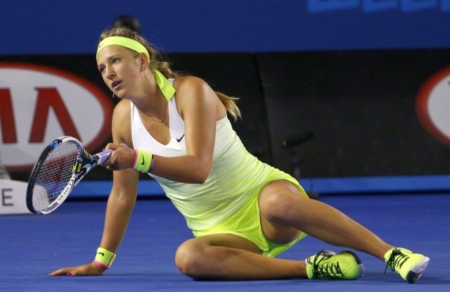 Viktoria Azarenka se je poslovila v osmini finala. (Foto: AP) 