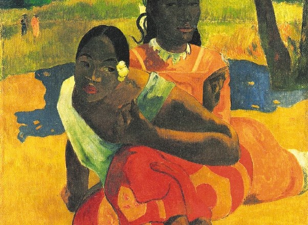 Francoski mojster Paul Gauguin je sliko Kdaj se boš poročila? (Nafea Faa Ipoipo) ustvaril leta 1892 na Tahitiju. 