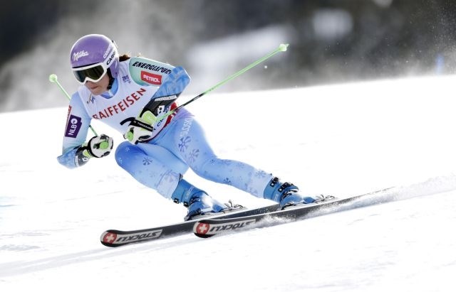 Tina Maze je na veleslalomu na SP v alpskem smučanju zasedla peto mesto. 