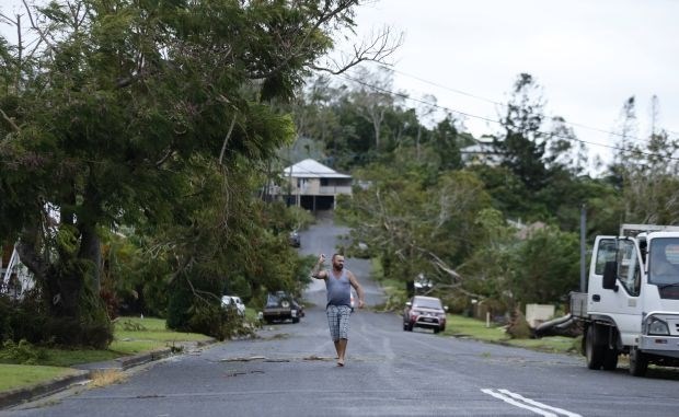 Avstralci ciklon Marcia izkoristili za surfanje 