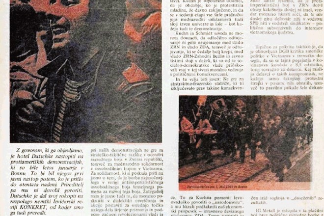 Tribuna leta 1973 :  Dolgi marš skozi institucije samoupravnega socializma tlakujejo s pogumno objavo članka legendarnega...