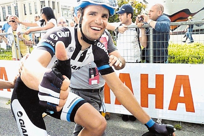 Luka Mezgec je lani zmagal v zadnji etapi dirke Giro d'Italia s ciljem v Trstu. 