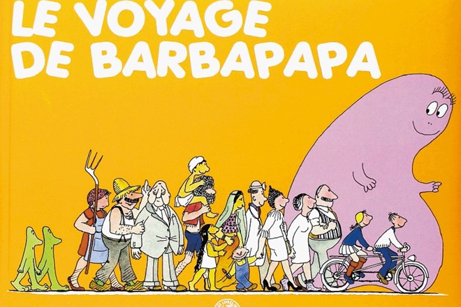 Naslovnica knjige Barbapapovo potovanje  