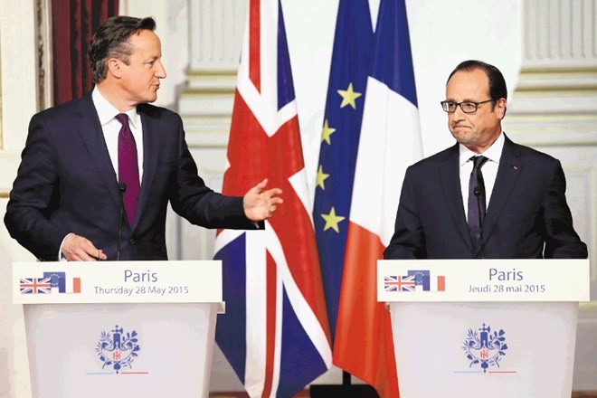 Cameron pri francoskem predsedniku ni dobil želenega razumevanja. 
