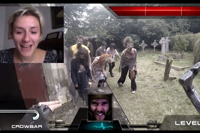 Video dneva: Zaigrana »videoigra« zombi apokalipse navdušila splet