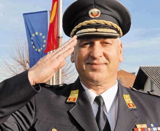Poveljnik Gasilske zveze Slovenije Franci Petek 