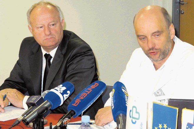 Marjan Ferjanc (na levi) in Franc Vindišar ostajata na čelu Splošne bolnišnice Celje. Vindišar za štiri leta, Ferjanc pa do...