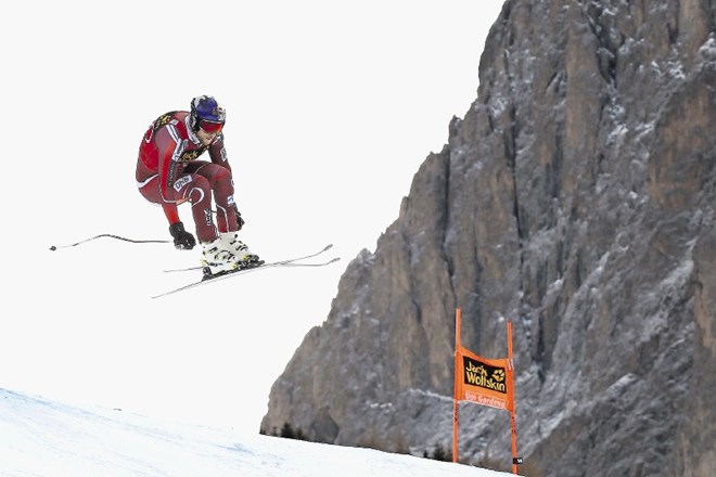 Aksel Lund Svindal je bil najhitrejši na superveleslalomu v Val Gardeni. 