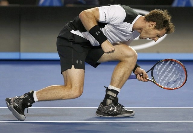 Andy Murray se bo v finalu pomeril z Novakom Đokovićem. (foto: Reuters) 