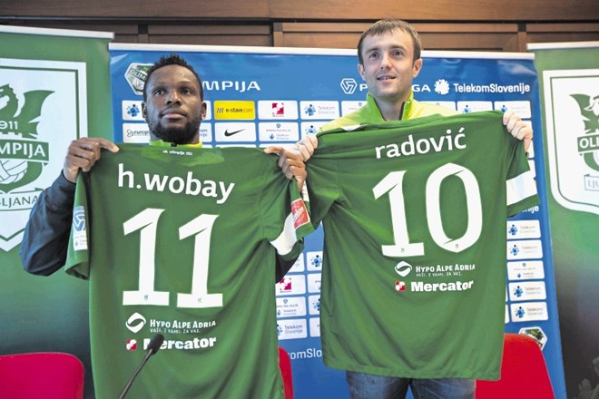 Julius Wobay (levo) je že nakazal, da bo okrepitev, Miroslav Radović pa bo moral še dokazati, da si zasluži dres s sveto...