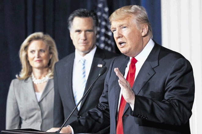Politična zavezništva so spremenljiva: Trump in Romney zdaj drug za drugega poznata le kritike.