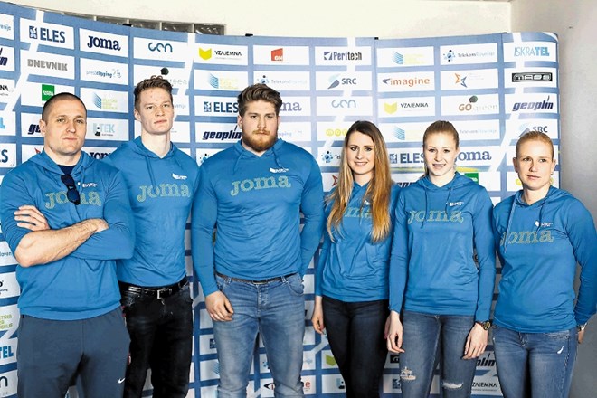 V naslednjih dneh bo po svetu tekmovalo osem slovenskih atletov, med njimi tudi (od leve): Matija Kranjc, Luka Janežič, Blaž...