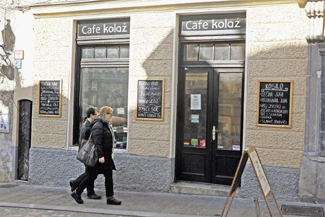 Policijska patrulja naj bi publiko za svoj humoristični nastop poiskala pred ljubljanskim lokalom Cafe Kolaž.
