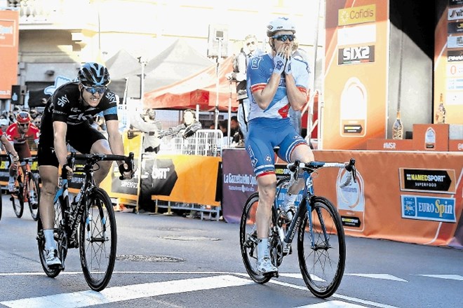 Arnaud Demare je slavil na 107. kolesarski dirki Milano–San Remo, a tekmeci mu ne verjamejo povsem o pošteni vožnji.