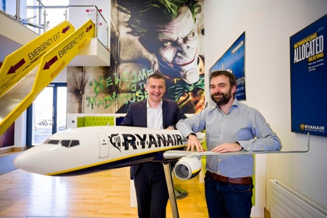 Comtrade z Ryanairom sklenil partnerstvo za razvoj platforme myRyanair